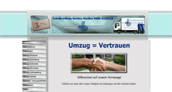 Desktop Screenshot of beck-umzuege.de